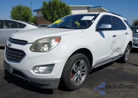 2016 Chevrolet Equinox Ltz z USA, uszkodzony, nr VIN 2GNALDEK8G6312167